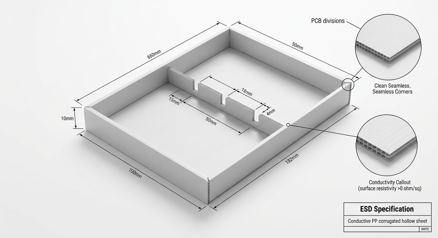 ESD Anti-Static Trays — 2