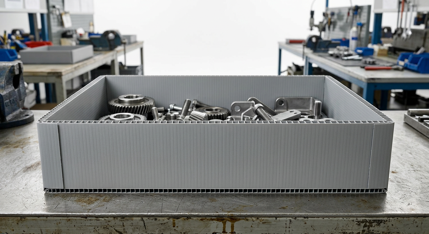 PP Folded Corner Tray — view 3